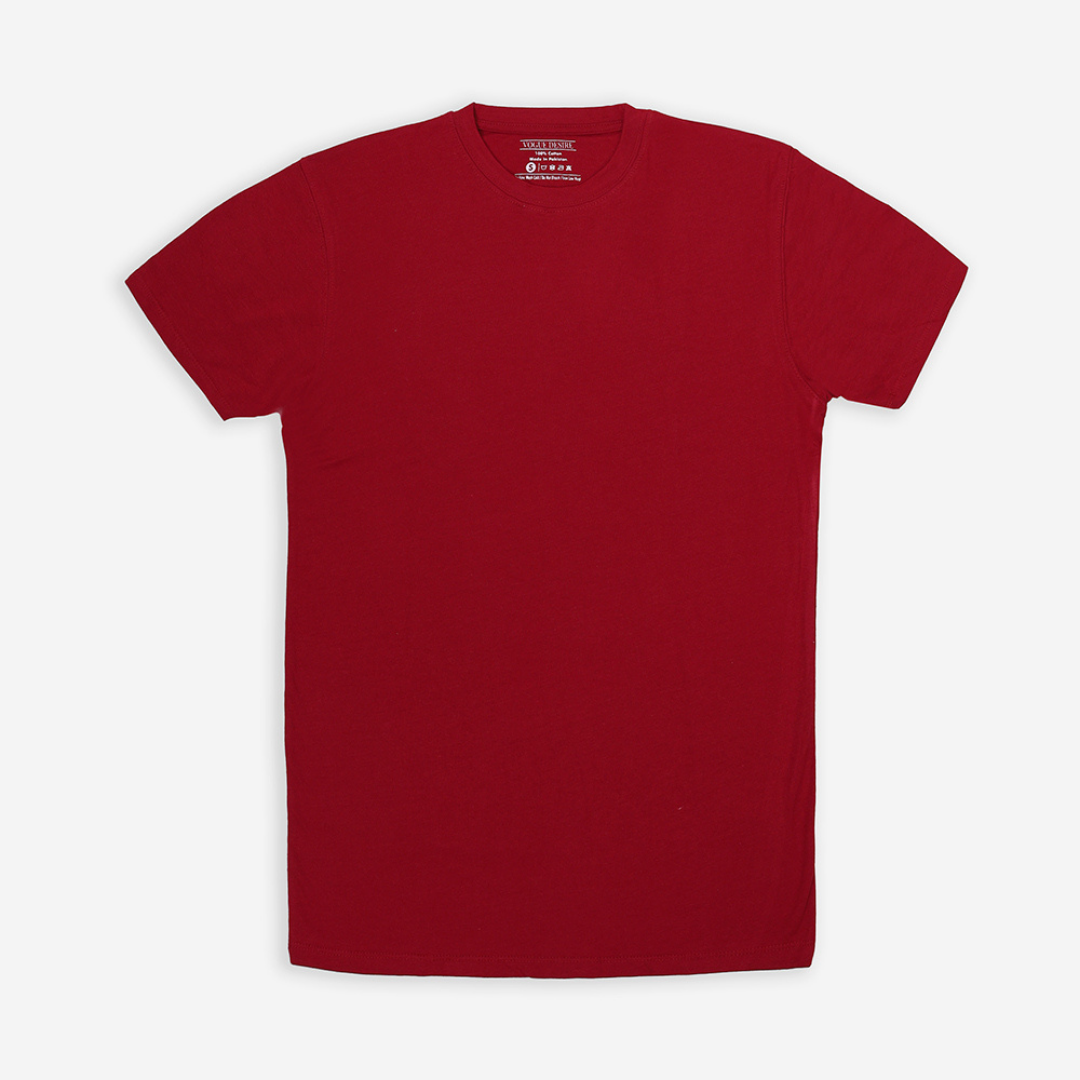 Dynamic Duo: Sea Blue and Burgundy Maroon T-Shirt Pack | VOGUE DESIRE