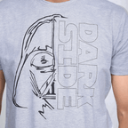 Star Wars Heather Gray Color Crew Neck T-Shirt