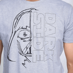 Star Wars Heather Gray Color Crew Neck T-Shirt