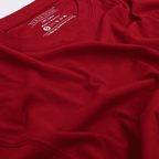 Burgundy Maroon Color Basic Crew Neck T-Shirt - VOGUE DESIRE