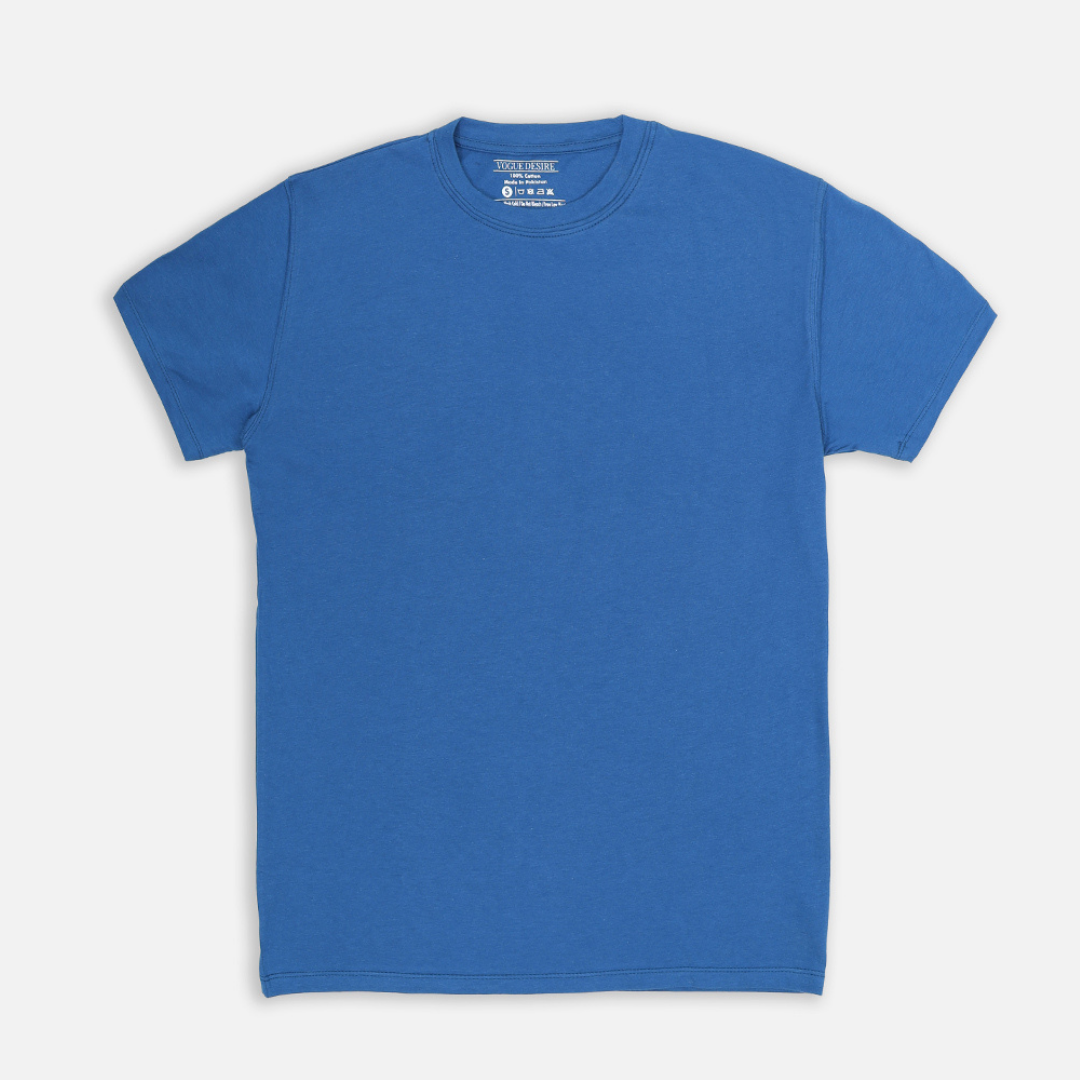 Timeless Duo: Black and Sea Blue T-Shirt Pack