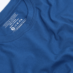 Refreshing Sea Blue Color Crew Neck T-Shirt - VOGUE DESIRE