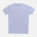 Modern Heather Gray Color Crew Neck T-Shirt - VOGUE DESIRE