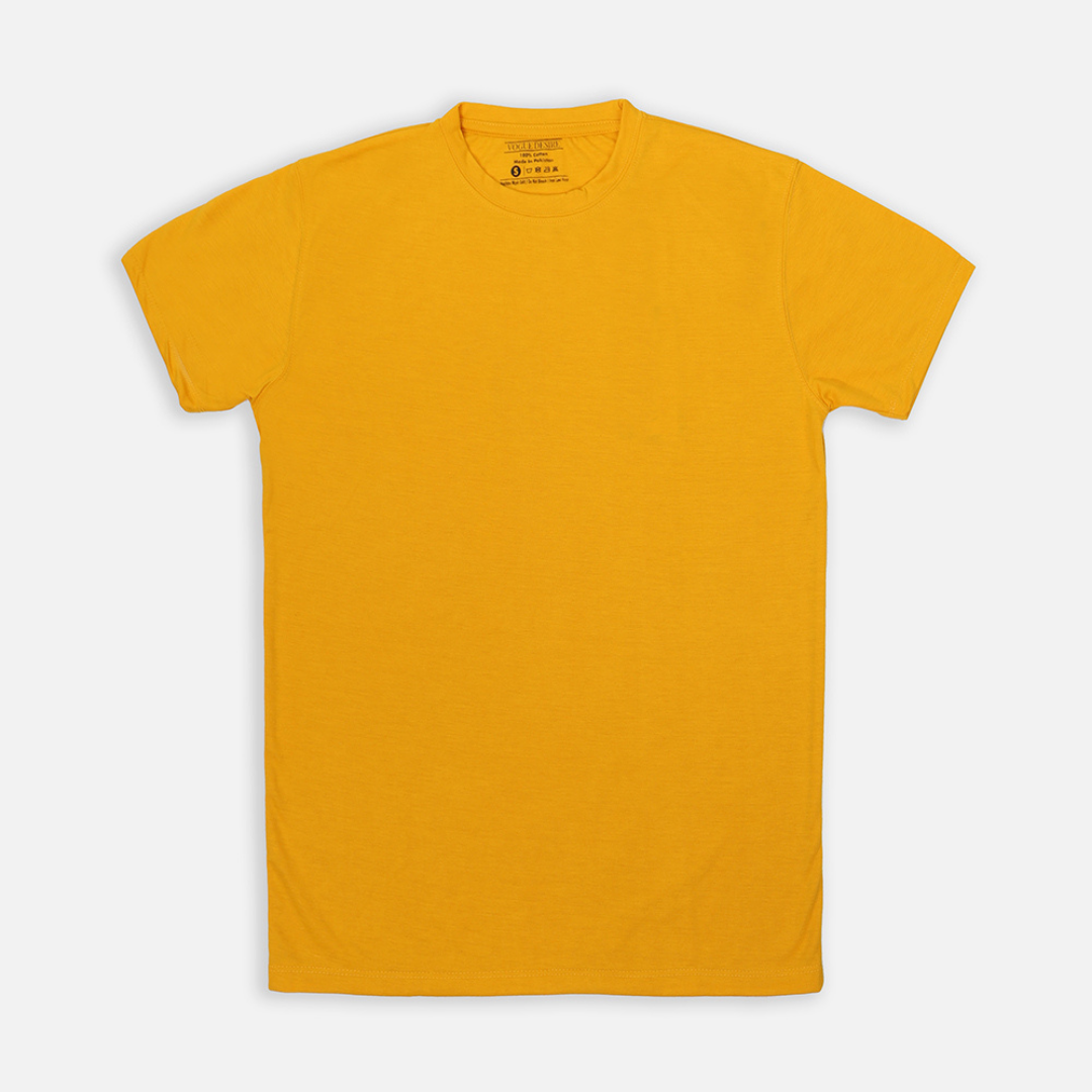 Vibrant Mustard T-Shirt | VOGUE DESIRE