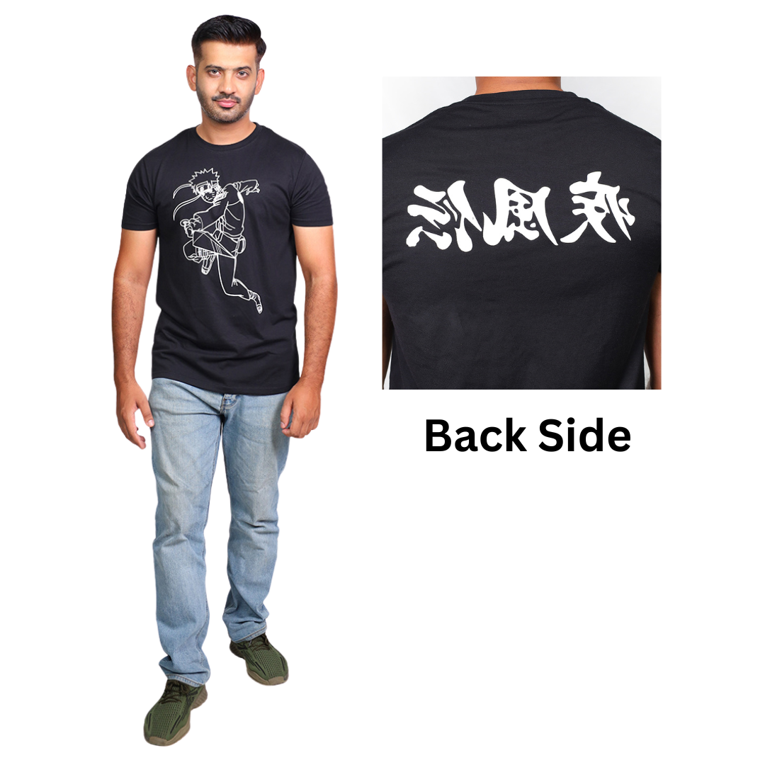 Naruto Ninja Black T-Shirt | VOGUE DESIRE