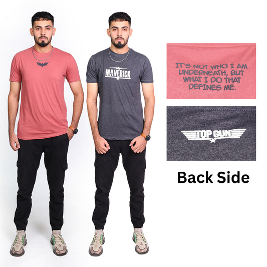 Maverick & Batman Duo Pack – Bold & Iconic T-Shirts | VOGUE DESIRE