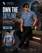 NASA Graphic Tee — Shark Blue