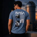 NASA Graphic Tee — Shark Blue