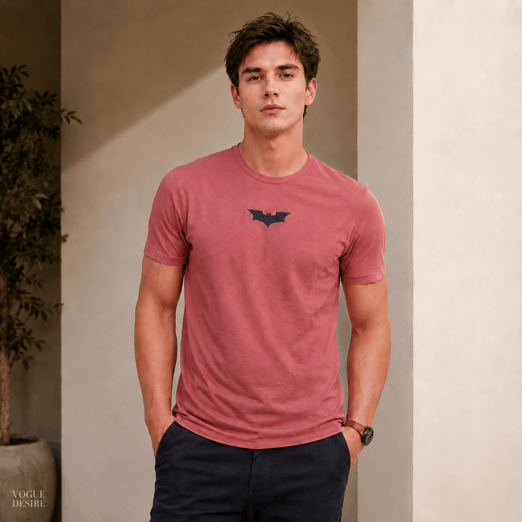 Batman Graphic Tee — Coral