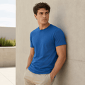 Basic Crew Neck Tee — Sea Blue - VOGUE DESIRE