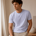 Basic Crew Neck Tee — Heather Gray - VOGUE DESIRE