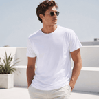 Ultra-Light Slub Tee — White - VOGUE DESIRE