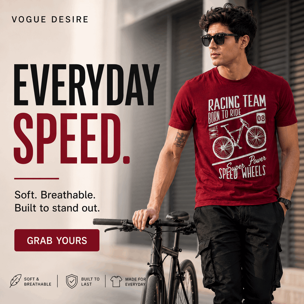 Speed Wheels Graphic Tee — Burgundy Maroon