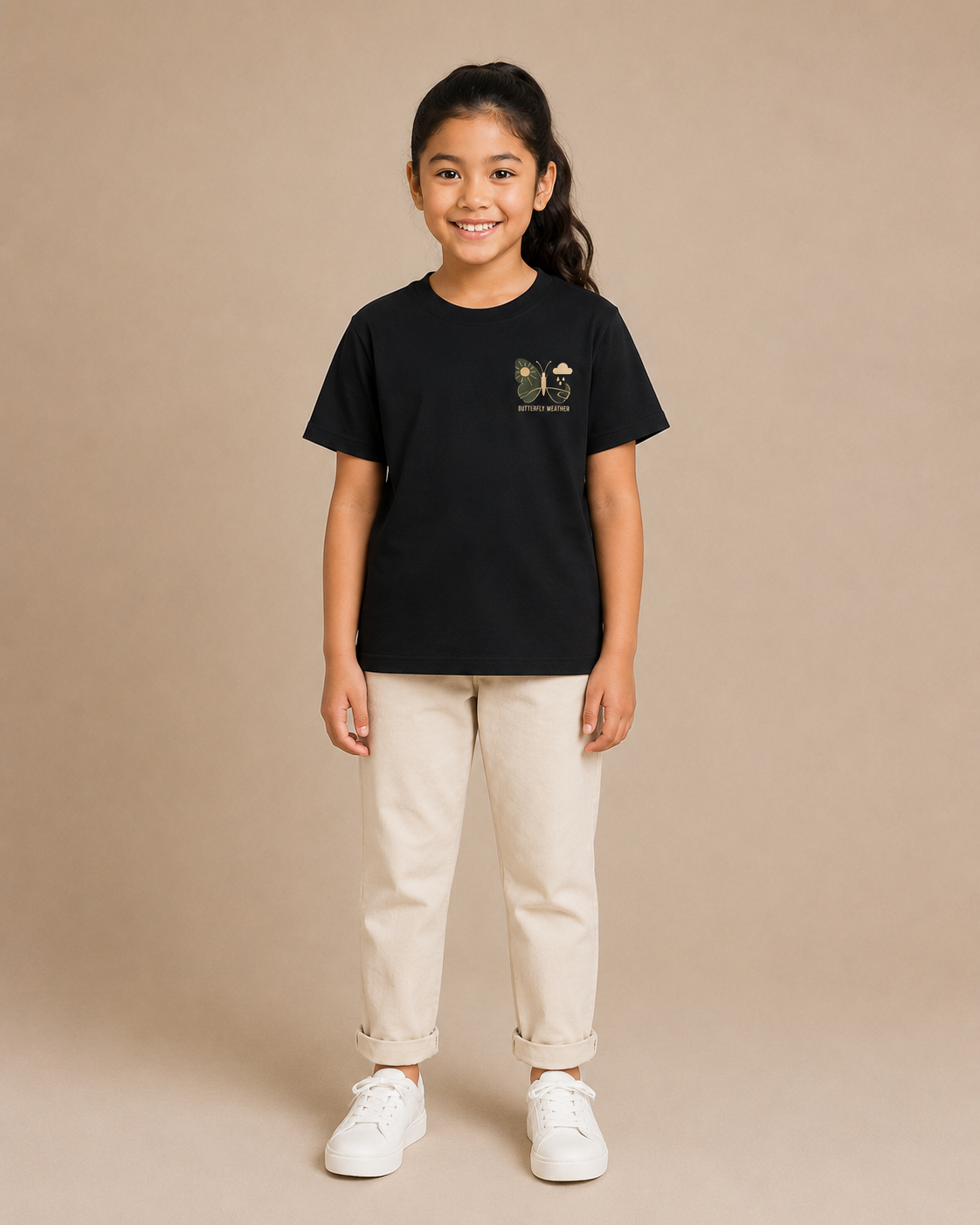 Butterfly Weather Kids T-Shirt