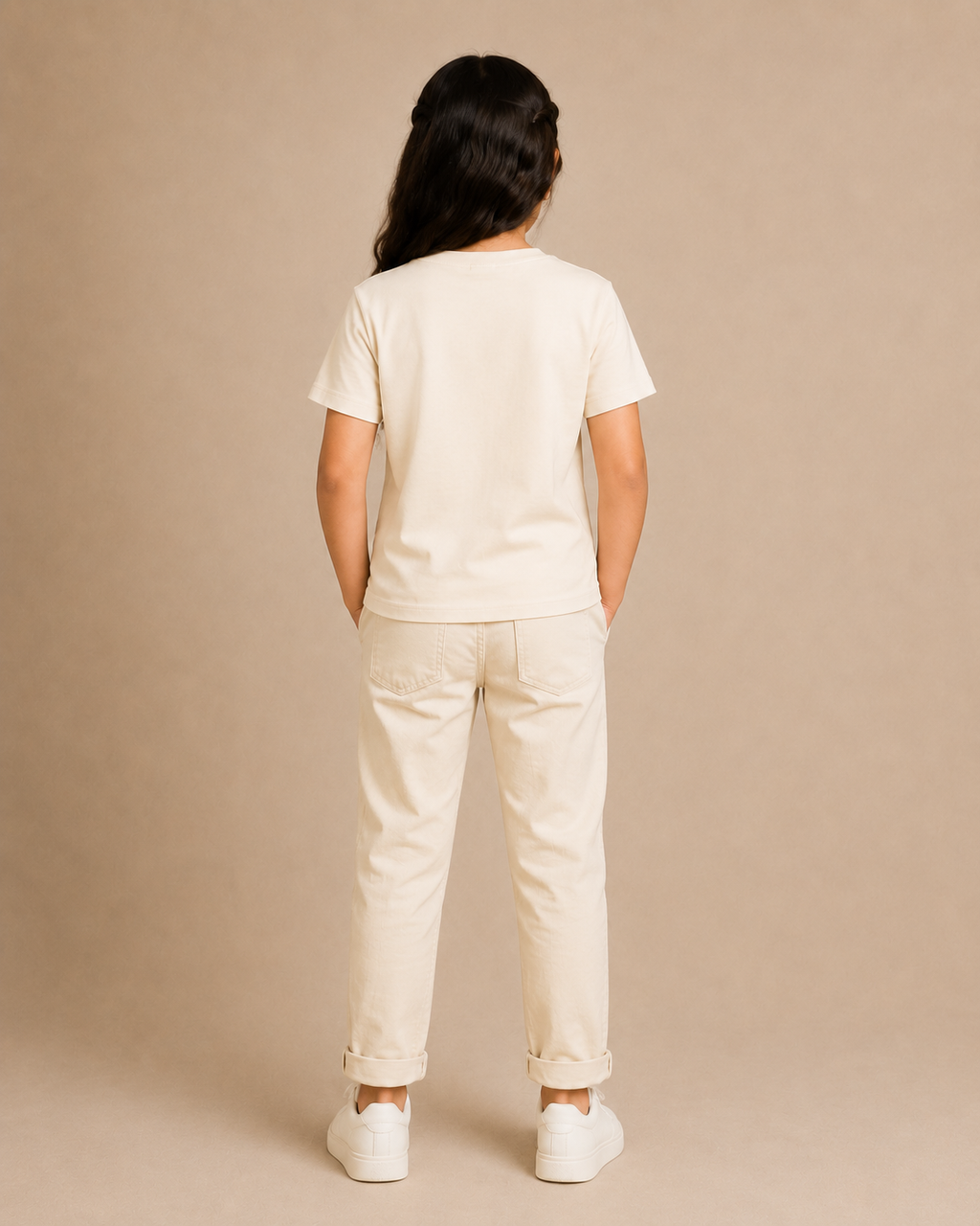 Berry Geometry Kids T-Shirt – Off-White