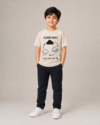 Cloud Shift Kids T-Shirt – Beige