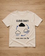 Cloud Shift Kids T-Shirt – Beige