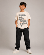 Mechanism 02 Kids T-Shirt – Off-White