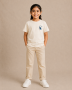 Seashell Finder Kids T-Shirt – Off-White