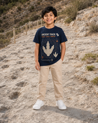 Ancient Track Kids T-Shirt – Navy