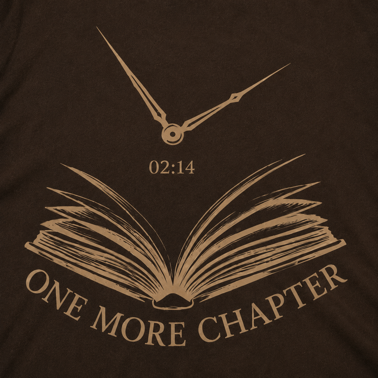 One More Chapter Women’s Oversized Drop Shoulder T-Shirt – Espresso Brown