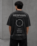 Respawn Theory Drop-Shoulder Graphic T-Shirt – Washed Charcoal