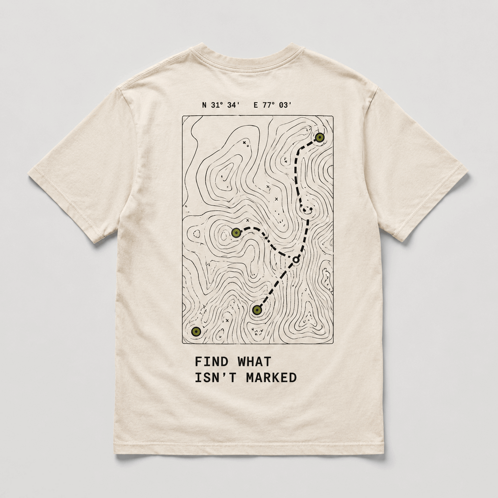 Open World Drop-Shoulder Graphic T-Shirt – Off-White