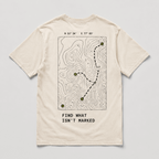 Open World Drop-Shoulder Graphic T-Shirt – Off-White