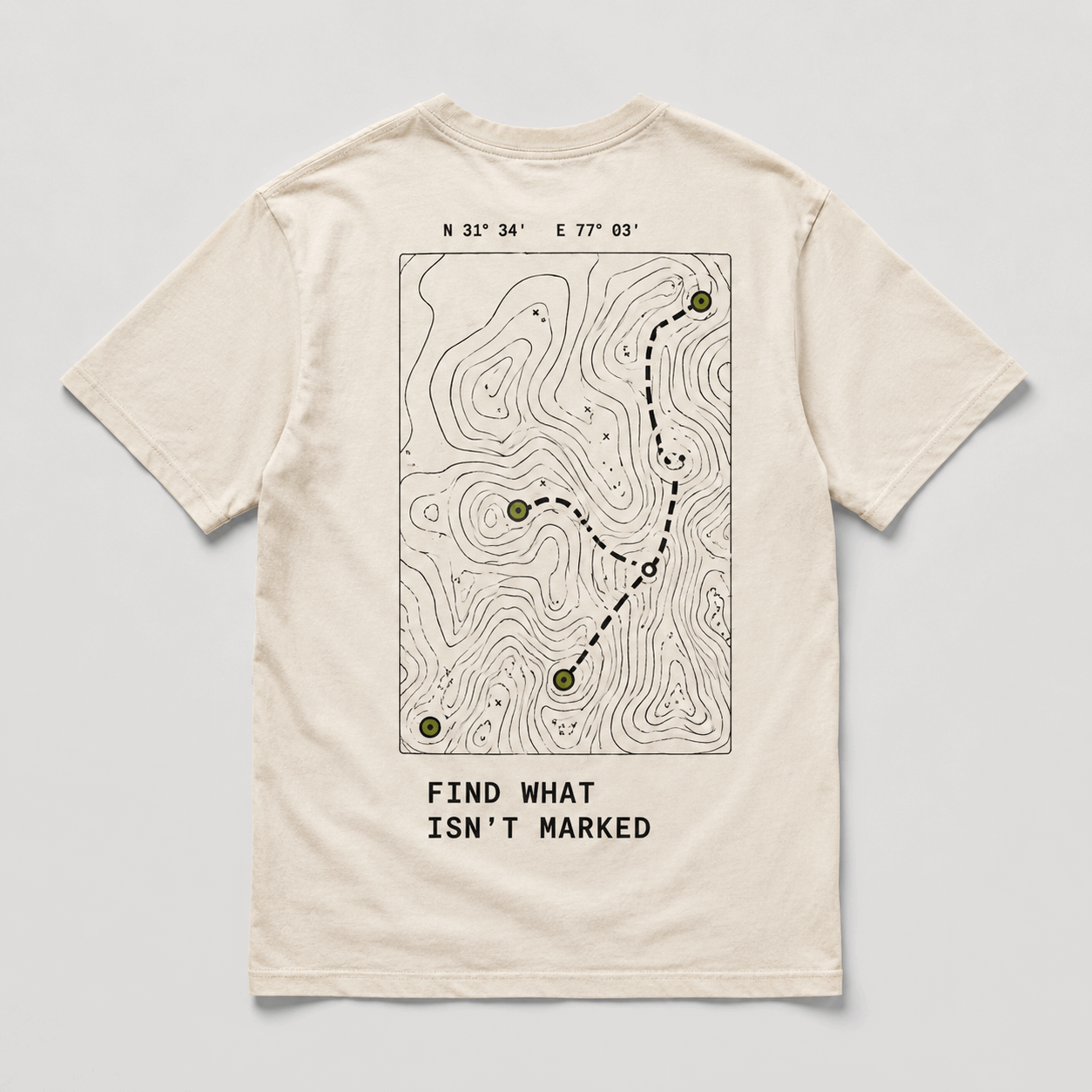 Open World Drop-Shoulder Graphic T-Shirt – Off-White
