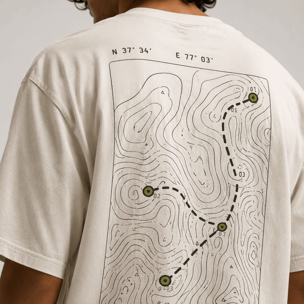 Open World Drop-Shoulder Graphic T-Shirt – Off-White