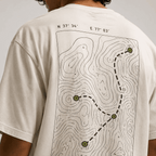 Open World Drop-Shoulder Graphic T-Shirt – Off-White