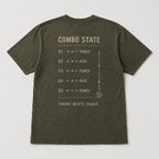 Combo State Drop-Shoulder Graphic T-Shirt – Washed Olive
