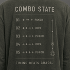 Combo State Drop-Shoulder Graphic T-Shirt – Washed Olive