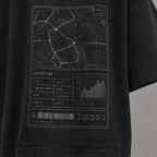 Tactical Drop Drop-Shoulder Graphic T-Shirt – Washed Black