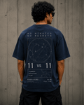 Matchday Mode Drop-Shoulder Graphic T-Shirt – Washed Navy