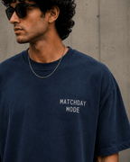 Matchday Mode Drop-Shoulder Graphic T-Shirt – Washed Navy