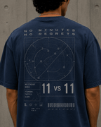 Matchday Mode Drop-Shoulder Graphic T-Shirt – Washed Navy