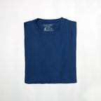 Refreshing Sea Blue Color Crew Neck T-Shirt - VOGUE DESIRE