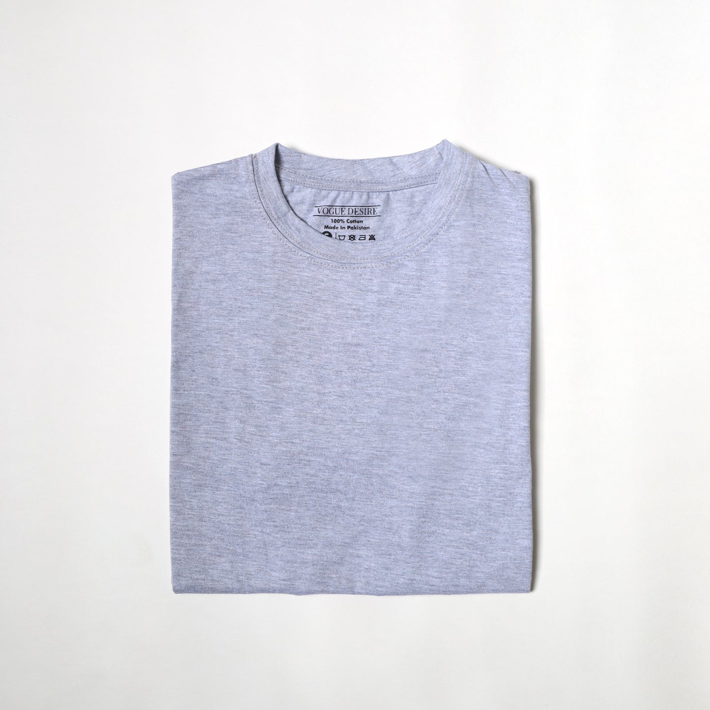 Modern Heather Gray T-Shirt | VOGUE DESIRE