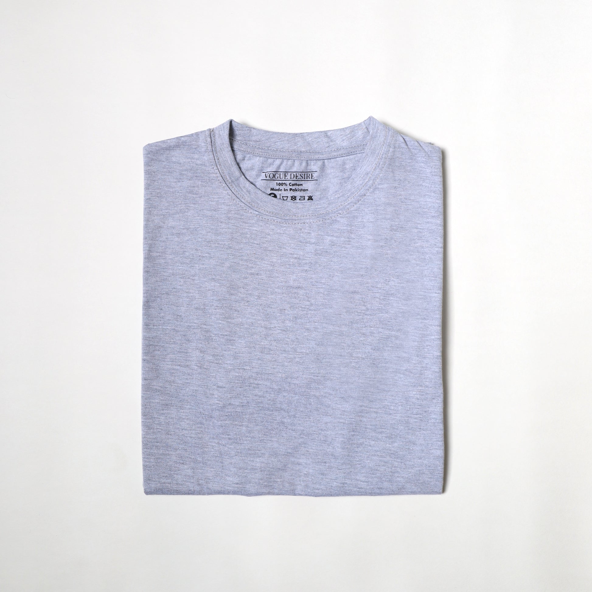 Modern Heather Gray T-Shirt | VOGUE DESIRE