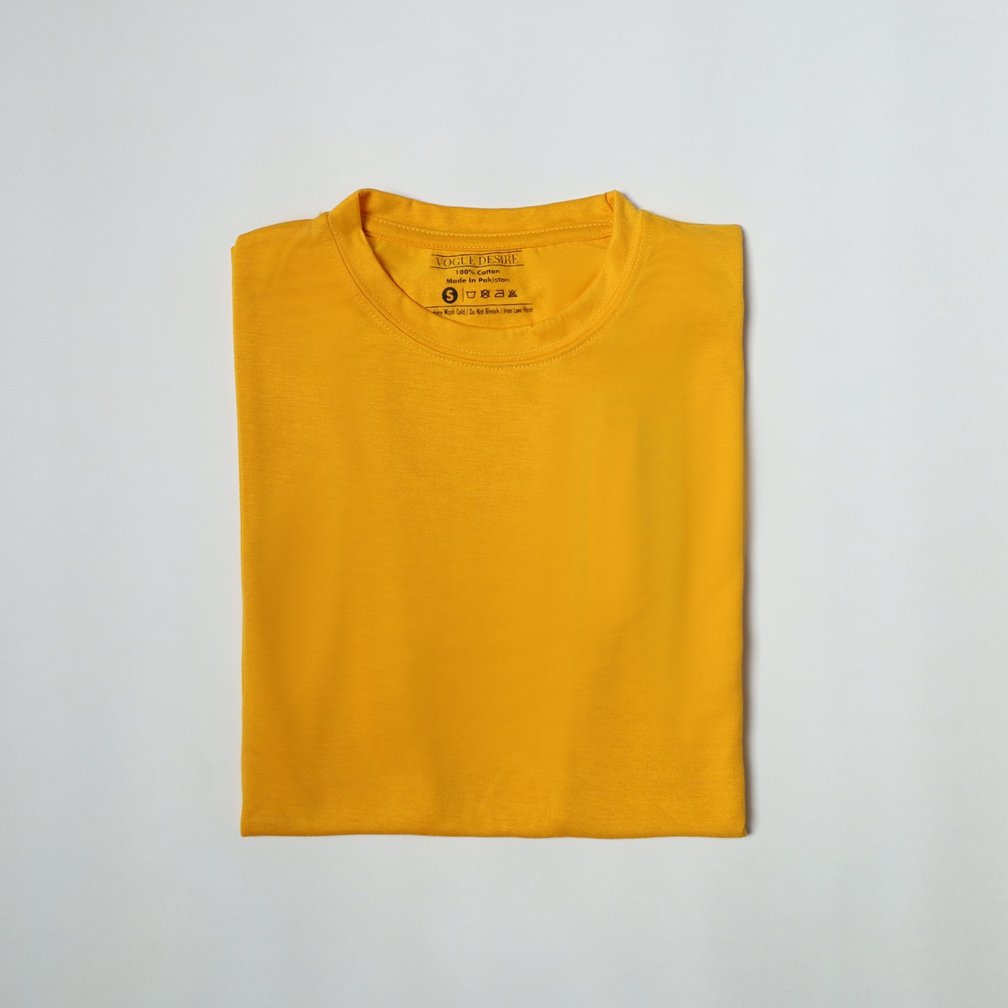 Vibrant Mustard T-Shirt | VOGUE DESIRE