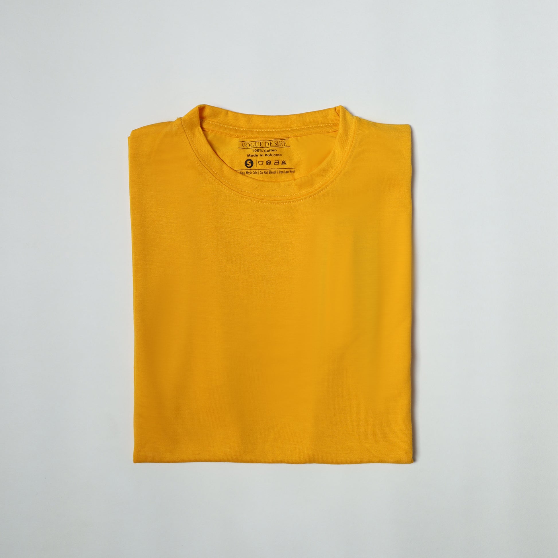 Vibrant Mustard T-Shirt | VOGUE DESIRE