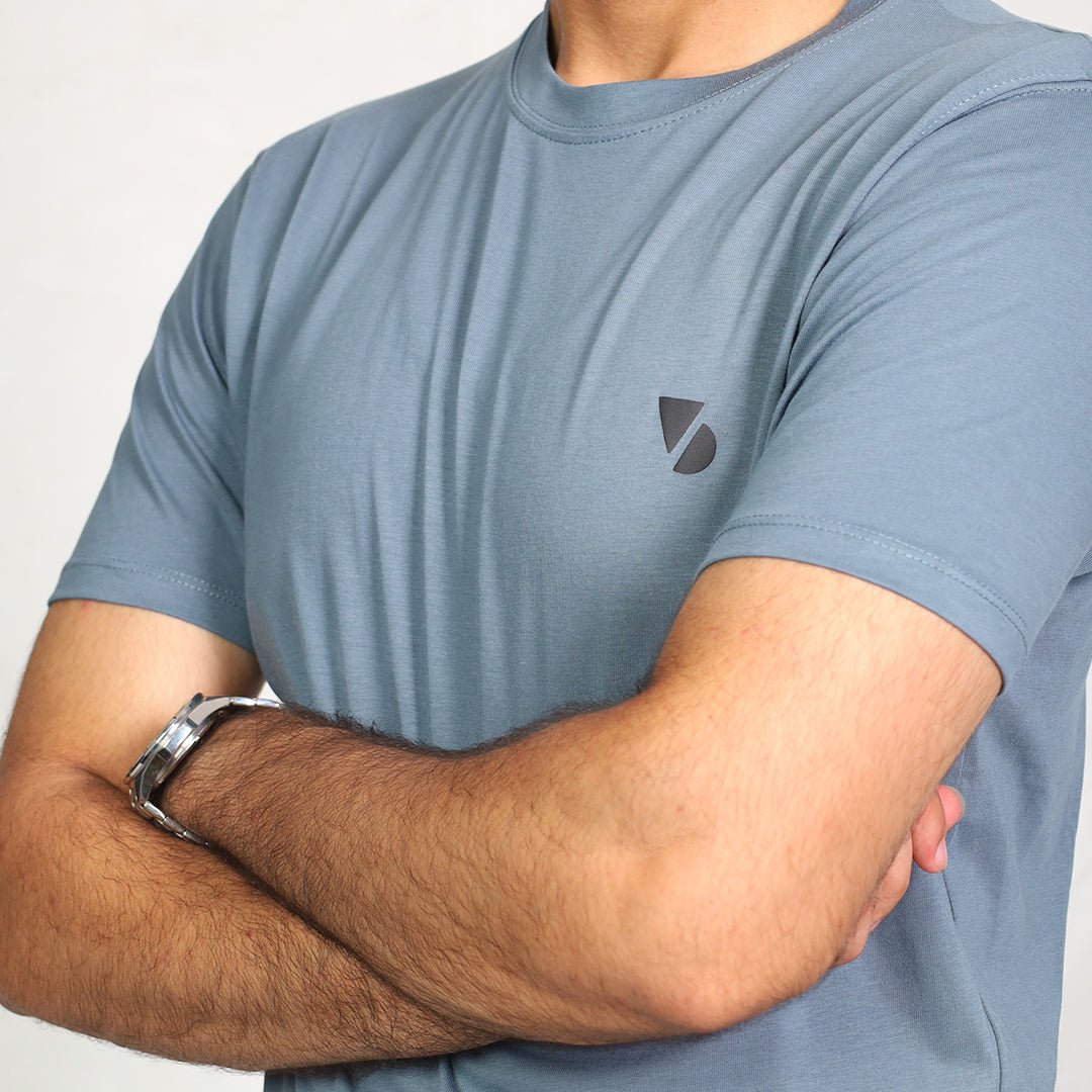 Henley & Basic Brand Logo T-Shirt Duo Pack – 08 Stylish Combinations - 45% Off